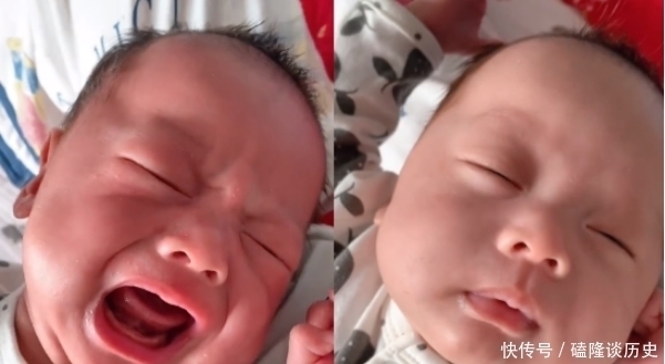 奶嘴|婴儿“吃饱”后模样有多萌?表情变化形象生动,与喝奶前是俩状态