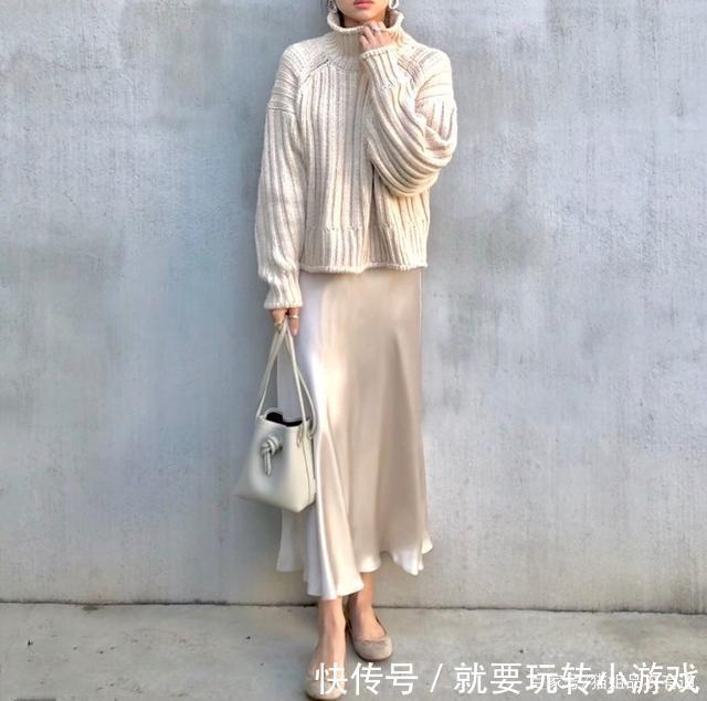 不要乱穿基础款,通过“针织衫+半裙”解析细节,每条都是重点