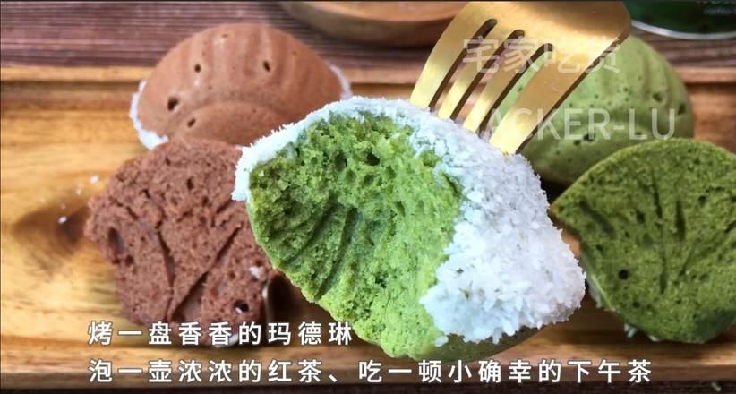 香气|三色栗子玛德琳,浓郁黄油香气小甜品。