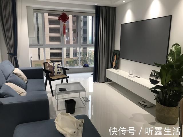 电视柜|我的家终于毕业了,就喜欢这样白的装修,进门就能马上被迷住