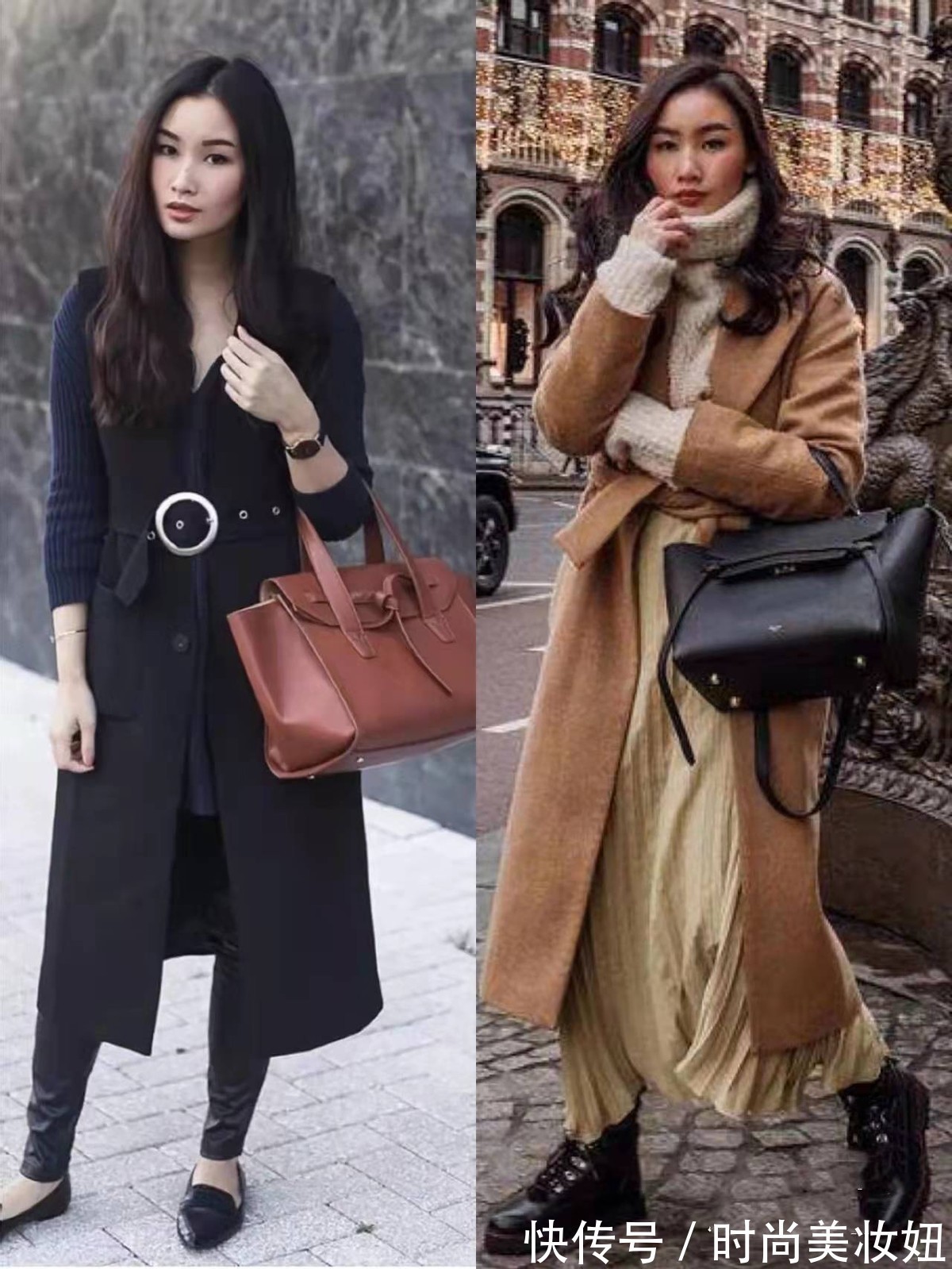时尚博主 谁说小个子不能穿“长大衣”,看这位时尚博主的搭配,显高又高级