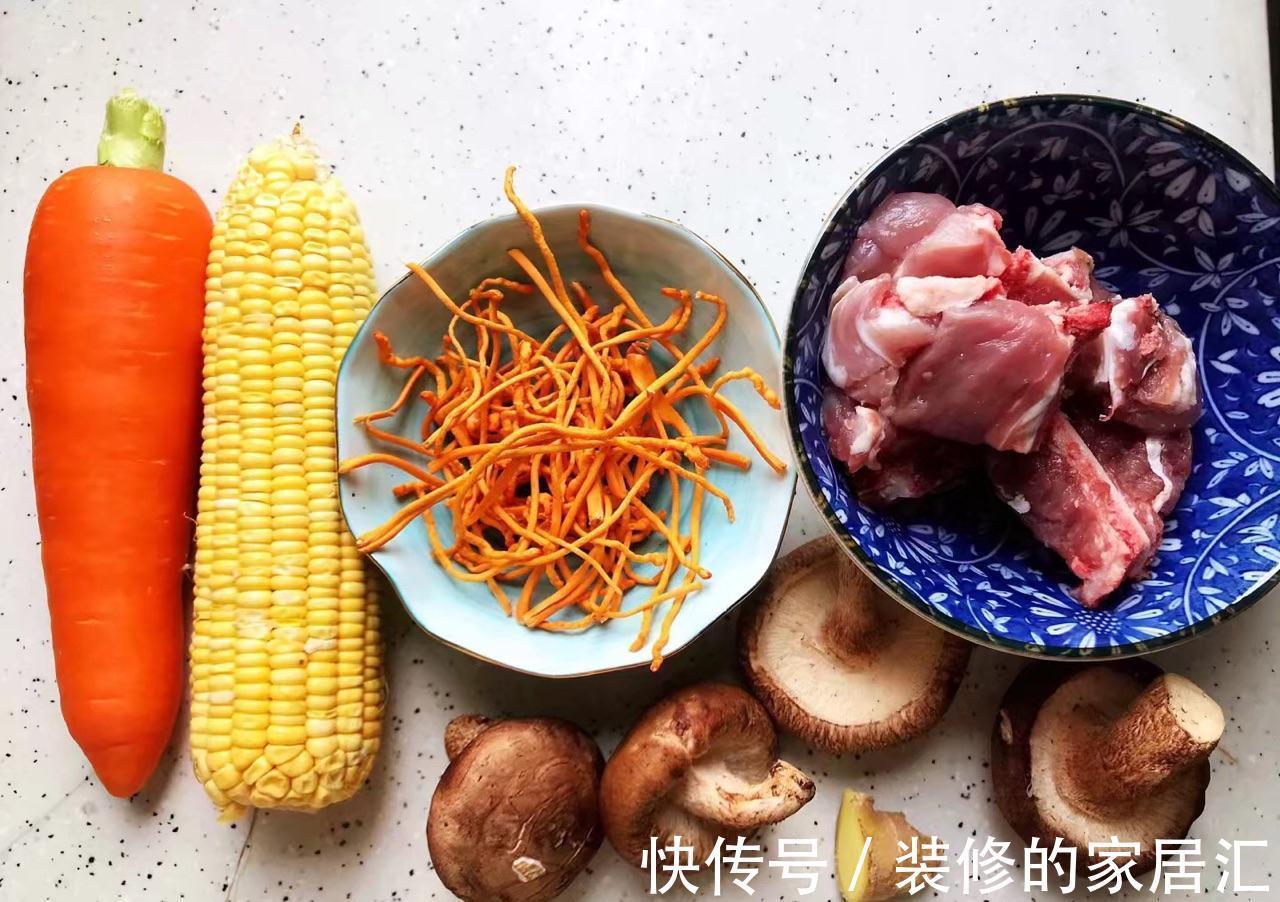 秋季养生多喝虫草花排骨汤，滋补身体，清淡滋润味道很不错