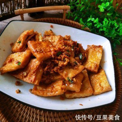 陈醋|香醋蘸蒜末油豆腐#夏日开胃餐#