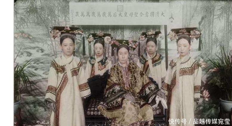 生活|慈禧太后罕见彩色照片,仿佛一位走进现代生活的女皇