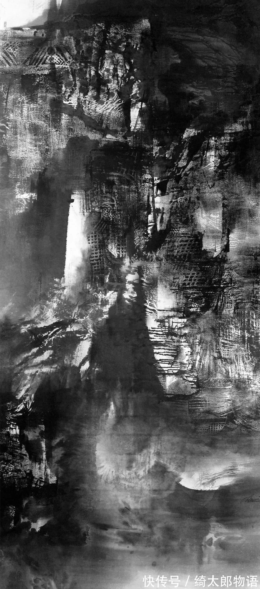 陈辉!有光影的水墨山水画,见过吗?