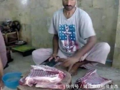  印度人是怎么卖肉的？看完他们的卖肉“神操作”，再也不想吃肉了