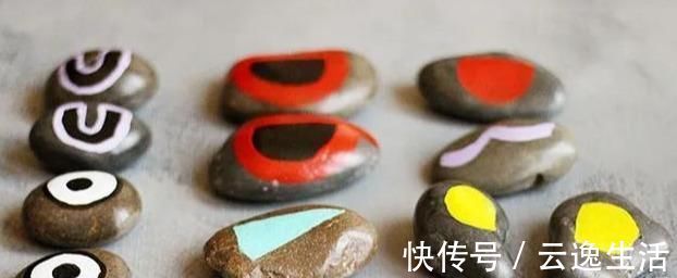 彩纸!捡些石头回家,再也不为手工课作业愁附5个DIY石头彩绘教程