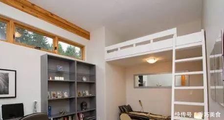 LOFT|国外很流行的“阁楼床”,小户型装上成LOFT,还多出10平米