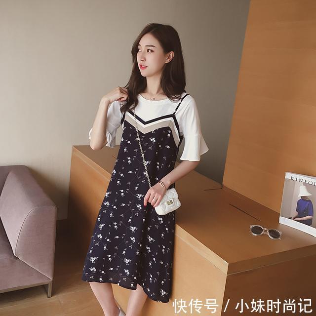 吊带连衣裙 出游必备显高、显气质裙子,矮个子女生就这么穿