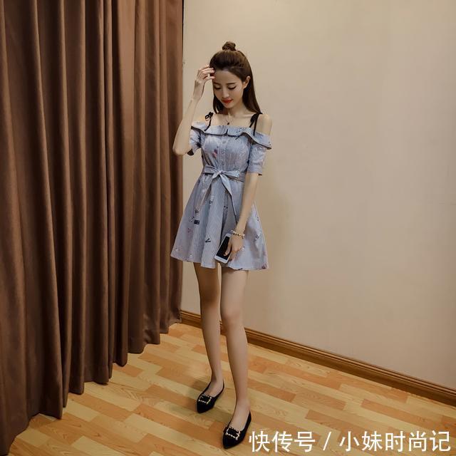 洋气|时髦气质连衣裙套装,让你出街艳压群芳,倍儿洋气