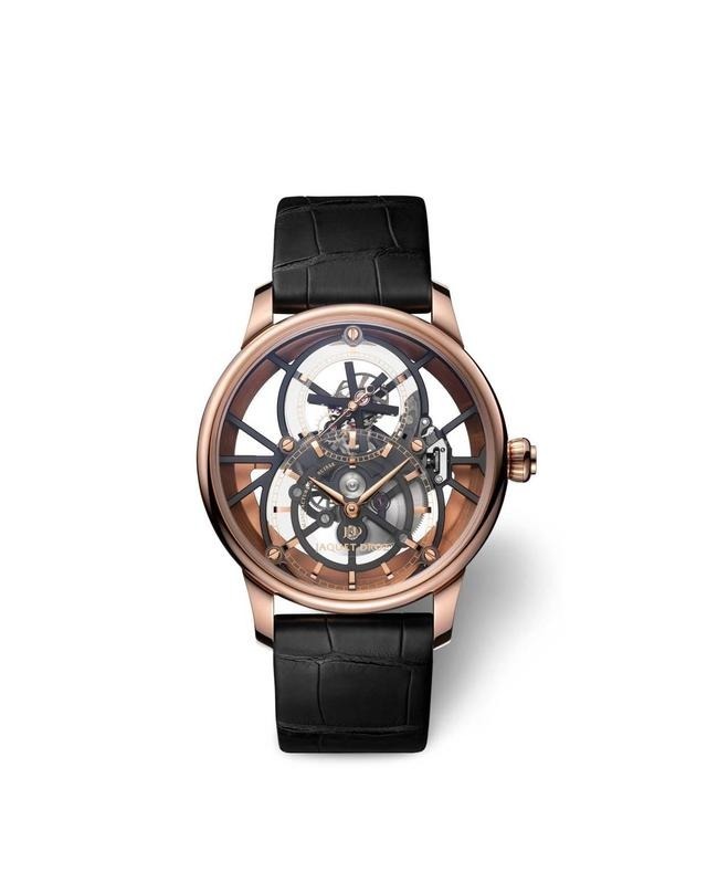 镂空 时尚广州艺术与时间邂逅!雅克德罗大秒针镂空陀飞轮ONE腕表!