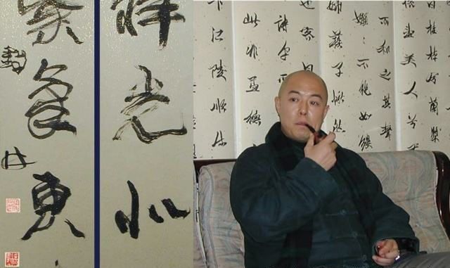 还珠格格&张铁林书法卖出皇帝价?平时10万一幅,直播间1688元,就当送人了