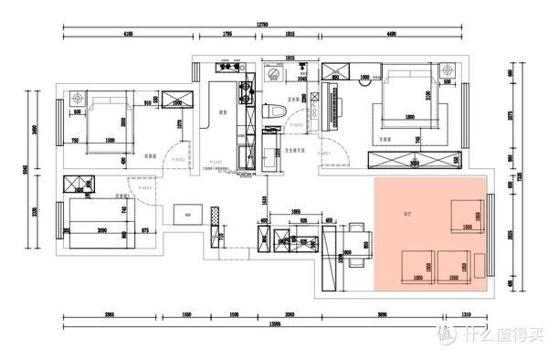 衣柜|住范儿真实案例 篇四十一：偷师85㎡三居室，这样做定制柜才不鸡肋（附尺寸）！