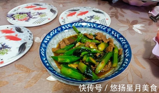 花样|芥蓝的花样煮法,不仅清脆还十分爽口,是下饭之佳品!