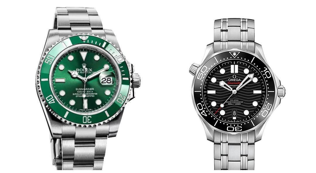 最佳解决方案，两款巅峰潜水腕表怎么选？欧米茄海马VS劳力士水鬼
