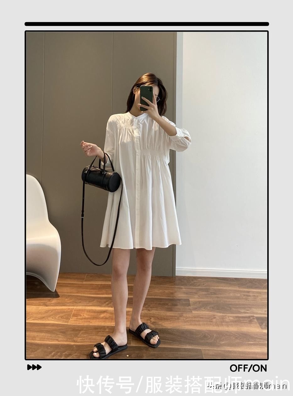 衬衫|都爱“衬衫+裙子”，不如直接穿时髦显瘦的衬衫裙