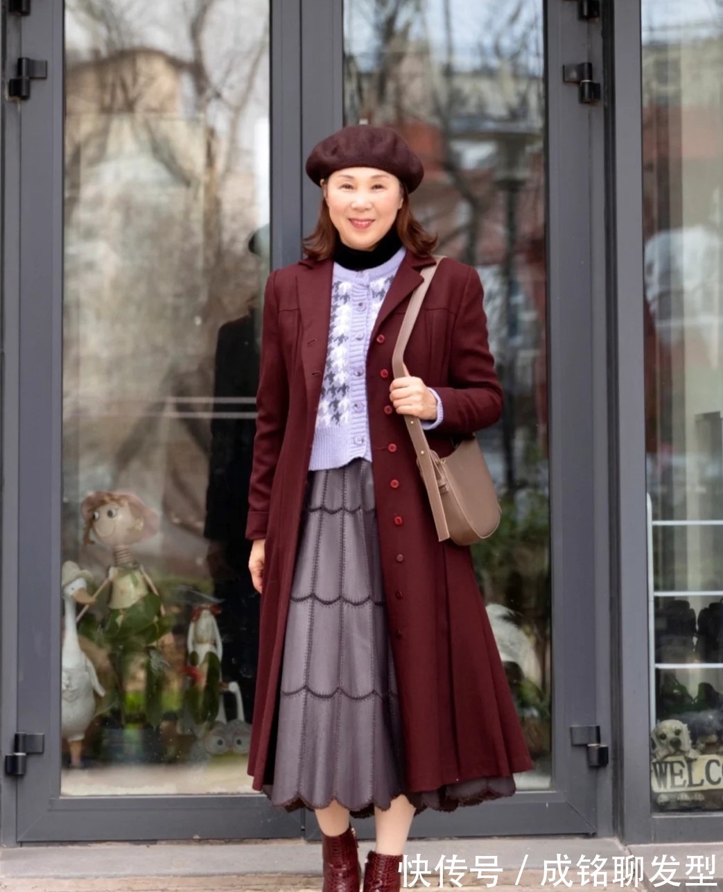 优雅 120斤的微胖奶奶也太会穿了吧,精致搭配优雅气质,看不出有65岁