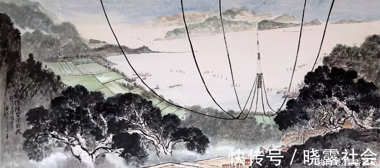 山水画$当代国画大师黄纯尧精品山水画作品欣赏