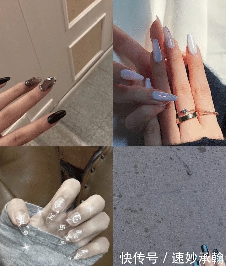 风格超酷的欧美风美甲，拿图去做！