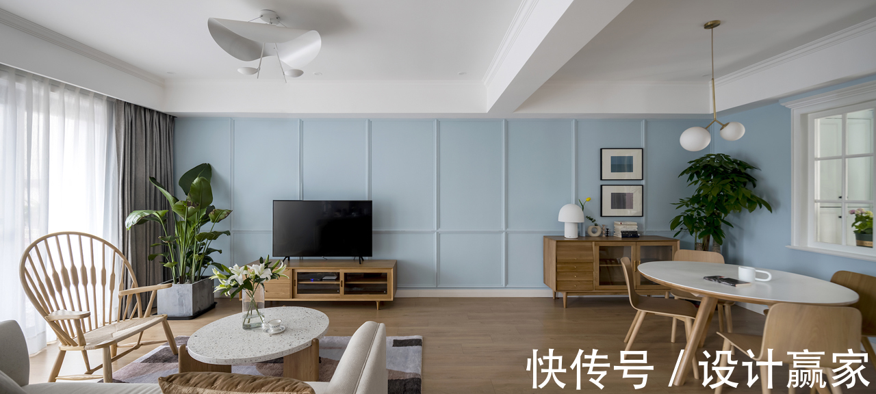 客厅|151㎡清新跃层,去风格化的美学设计,一见倾心