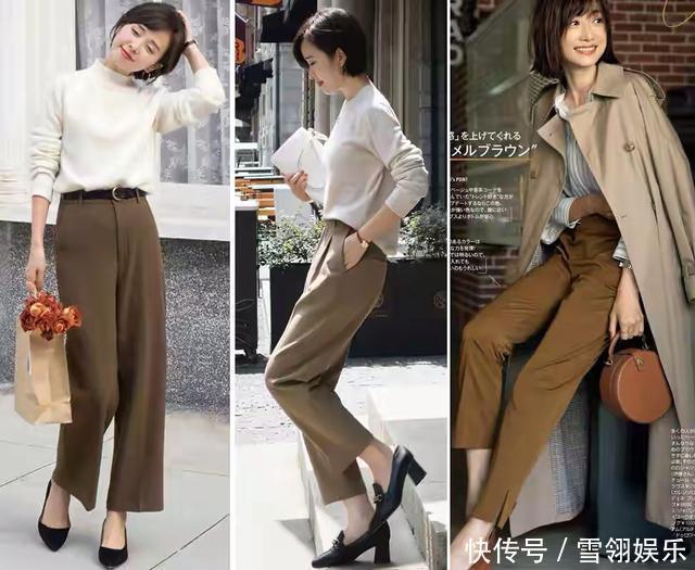 属于四五十岁女人的优雅时尚穿搭，温暖又低调的大地色系，超气质