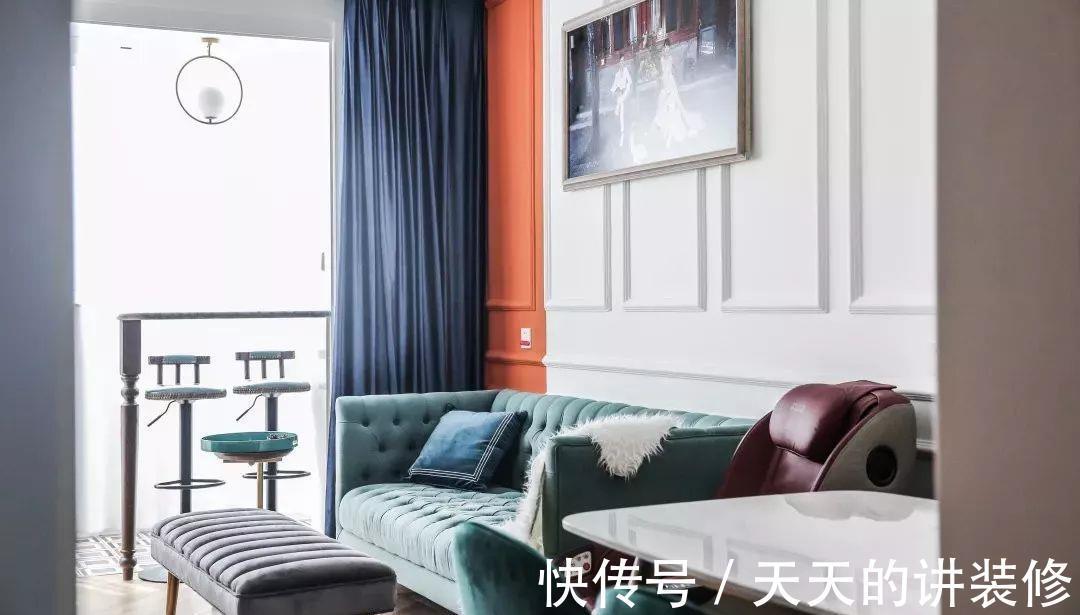 混搭|67平的小户型二居室，破旧老房焕发新生，轻奢感十足