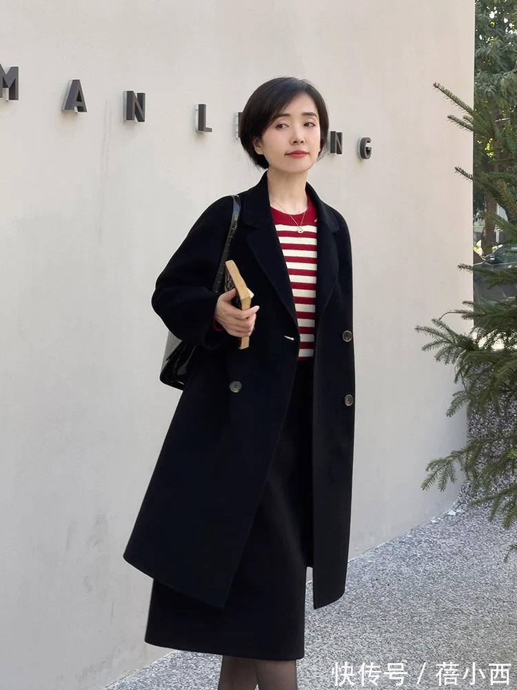时尚 冬季赶时髦就穿“基础色大衣”,时尚又优雅,配裤子、裙子都好看