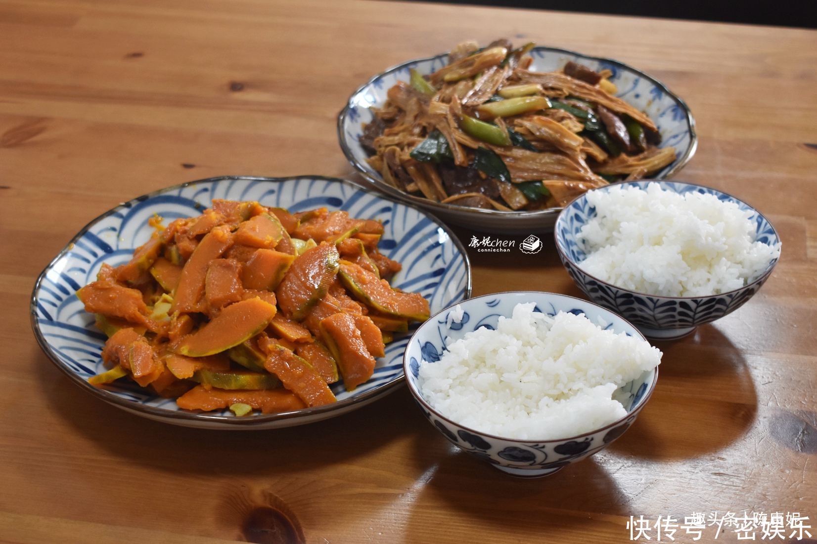 两口子6天晚餐,少主食多蔬菜,不管菜多菜少,家常便饭就是香