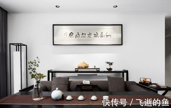 新中式|二居室143平米新中式