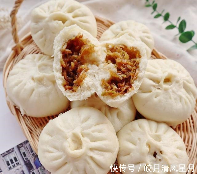 比肉还好吃的白萝卜粉条素包子,松软馅大