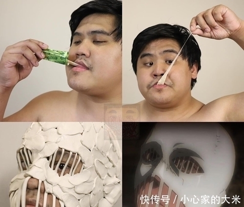 香蕉皮|香蕉皮Cos吉克的头发,篮球成了三笠,泰国小哥不去高仿真可惜了