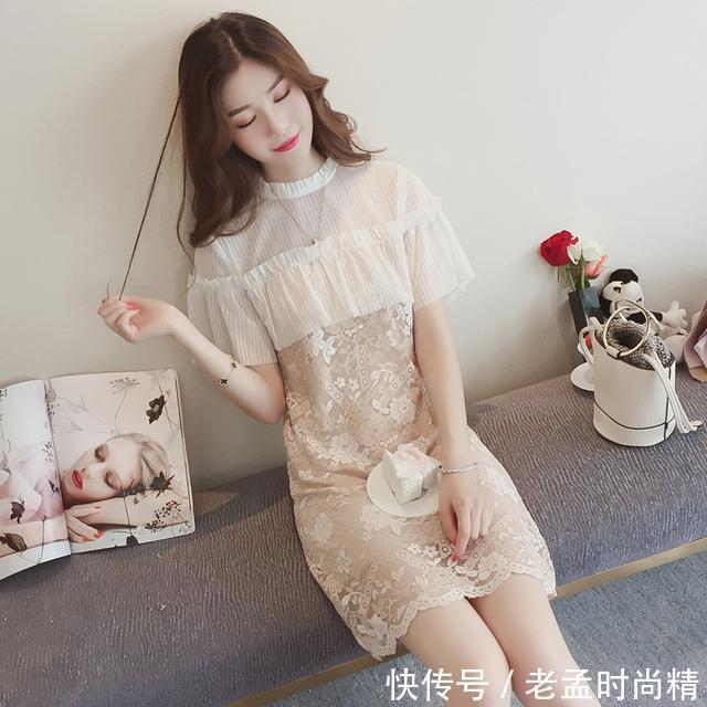 钩花|今年一款浓浓法式风情的连衣裙,很优雅的既视感