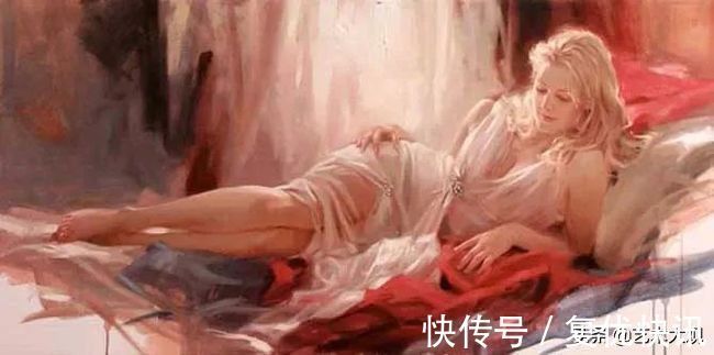 绘画@西式风格淑女绘画——当代画家Richard S. Johnson人物油画欣赏