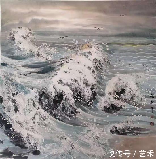 经验师|焦墨山水、胡杨女画家——张俊新