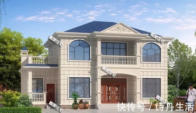 蓝瓦|25-30万可盖得别墅,厨房空间大带土灶,这样设计实用接地气