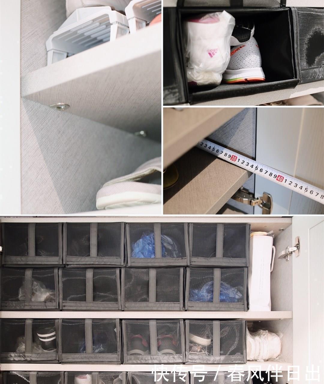 鞋子|我家0.4㎡玄关柜，可以轻松塞下100双鞋，门口再也不堆鞋了