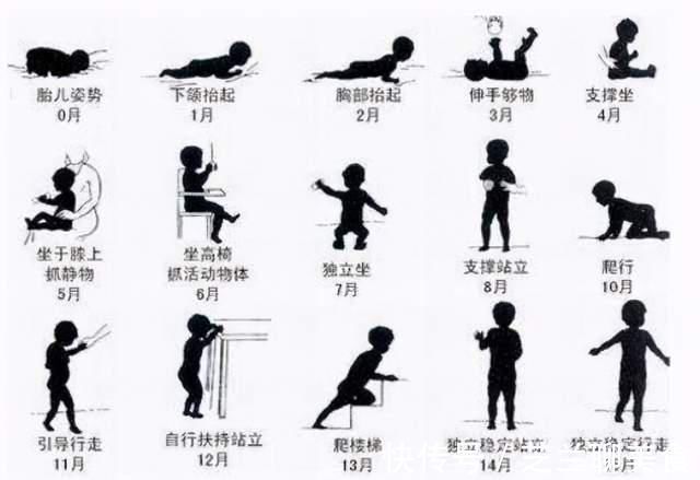 边边角角|“2个月抬头,6个月坐”,1岁以内宝宝发育表,你家娃达标了没