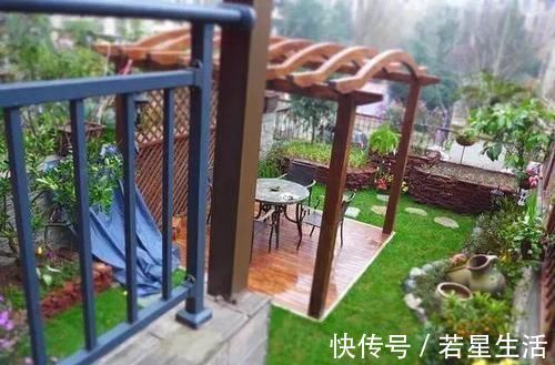 花花草草|晒晒我家40平小庭院,喝茶赏花岁月静好,邻居天天跑来蹭玩