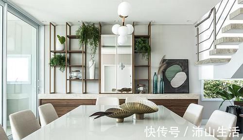 五星酒店|简约美才是真高级,客厅局部挑空,窗帘长达4米,180平尽显气派