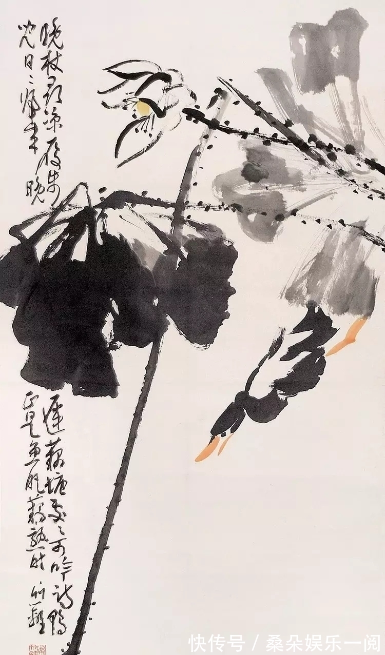 夏天|酷暑难耐的夏天,看完孙竹篱的花鸟画,能否给你带来丝丝的凉意?