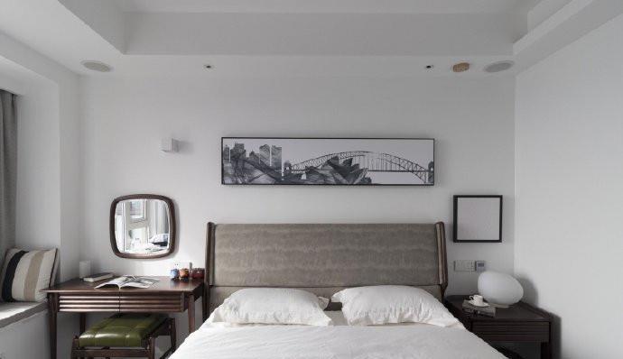 漂亮|100平米两居室,全屋简洁大方又通透,沙发墙这样装,实在漂亮