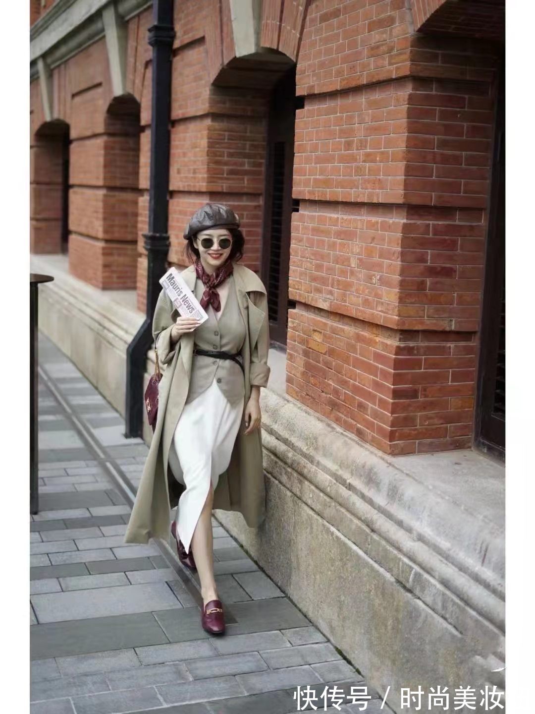 女人|“风衣”怎么穿才优雅显贵,看三木的搭配就知道,适合40岁的女人