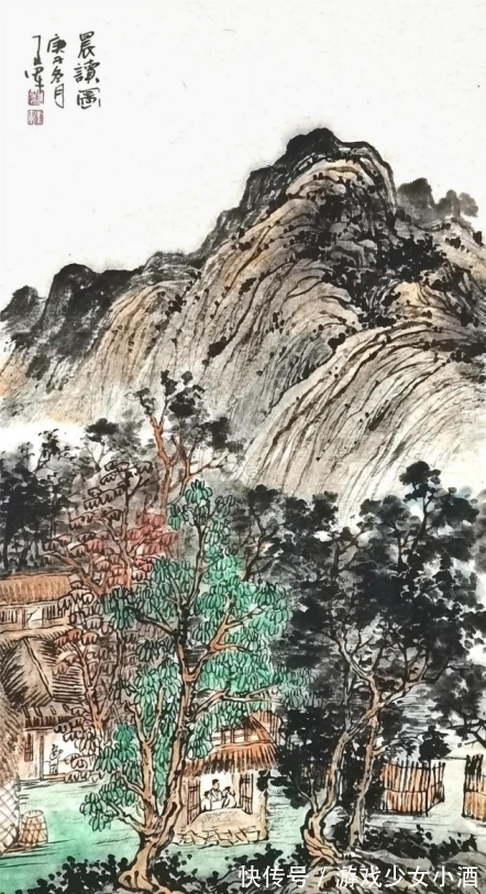 娄师白#古风新韵 意境深远——画家张卫军山水作品赏析