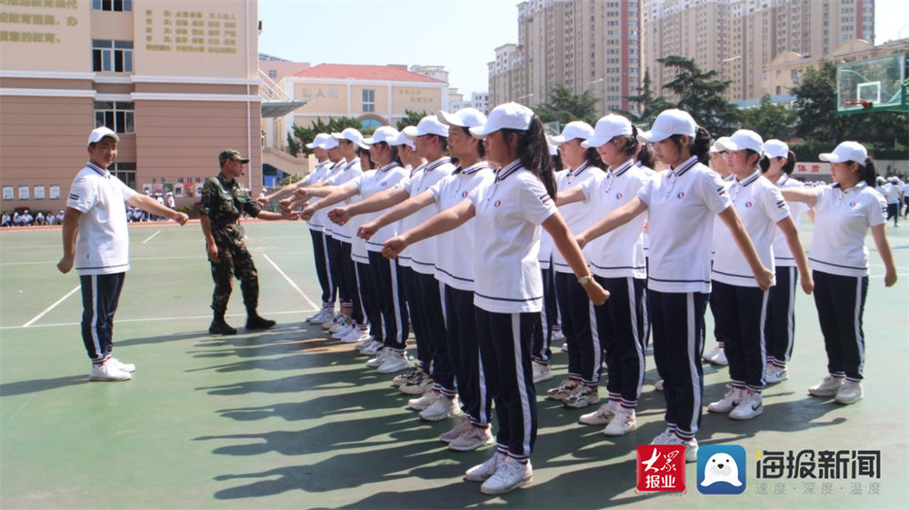 褚维东|唱响青春必修课！青岛外事学校2021级新生军训如期开营