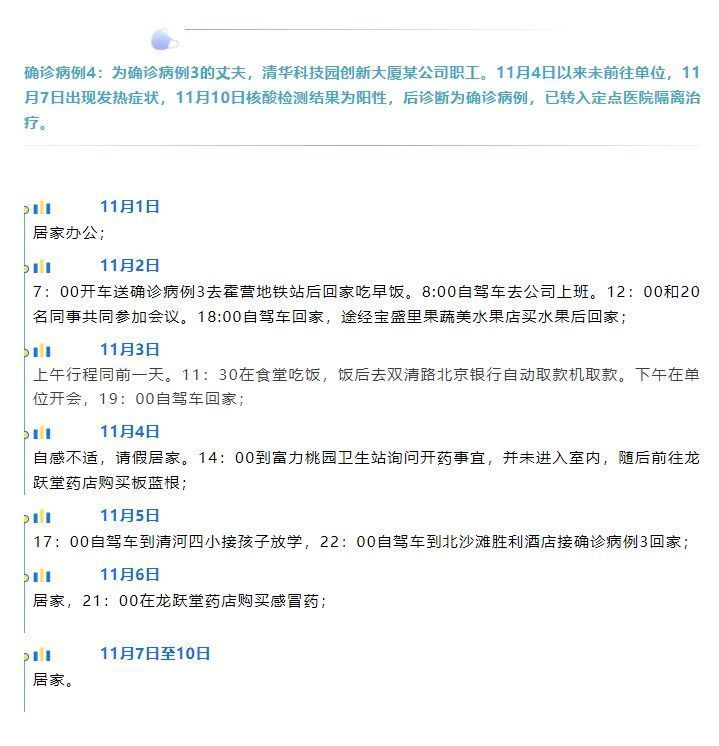 无症状感染者|北京11月11日新增确诊病例和无症状感染者活动轨迹公布
