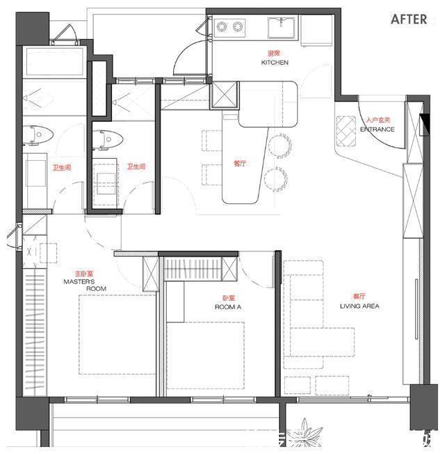 天花板|刚需的夫妻俩重教育，买下市中心75㎡小户型，装修完场面真舒适