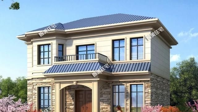 砖混|占地面积不到90平米的小别墅,款款颜值高,造价18万赚大发了