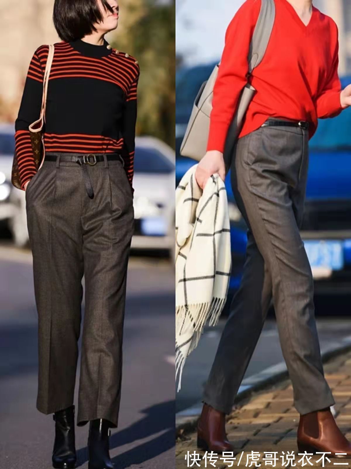 黑色 60岁女人冬季别总穿黑色打底裤,借鉴这组搭配,掌握四个技巧稳赢