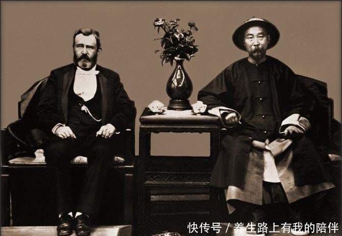 荒草|10张罕见晚清老照片李鸿章和美国总统合影,长城上荒草丛生