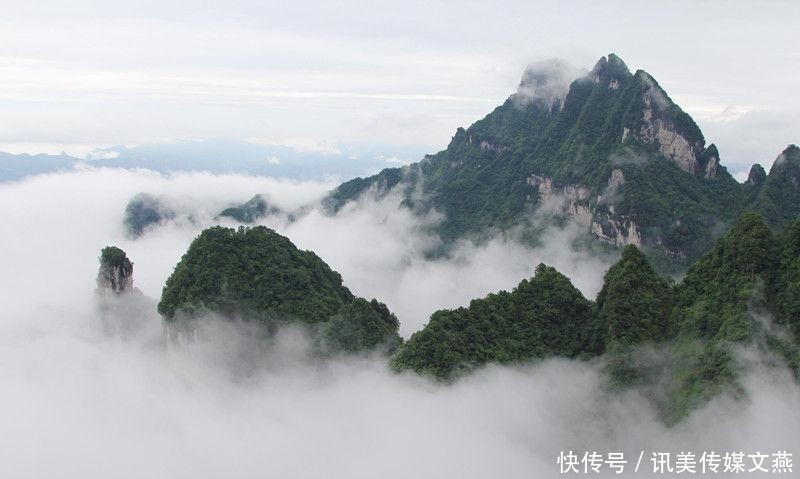 香格里拉|张家界天门山，“武陵之魂”，湘西第一神山！